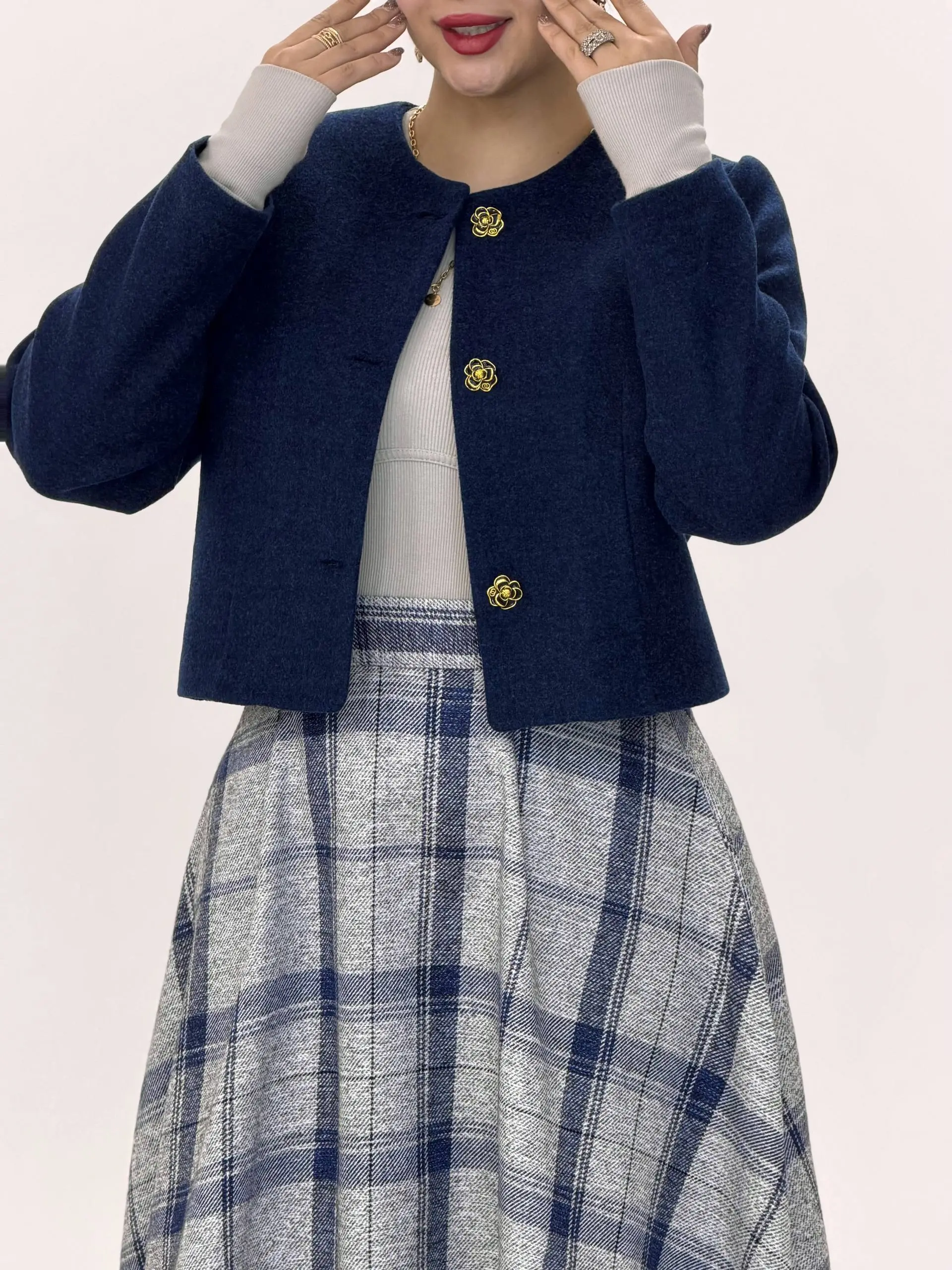 3864-کت و دامن لاوین